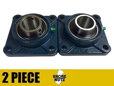 (2 Pieces) 2-15/16" 4 Bolt Flange Bearing, UCF215-47 UCF215