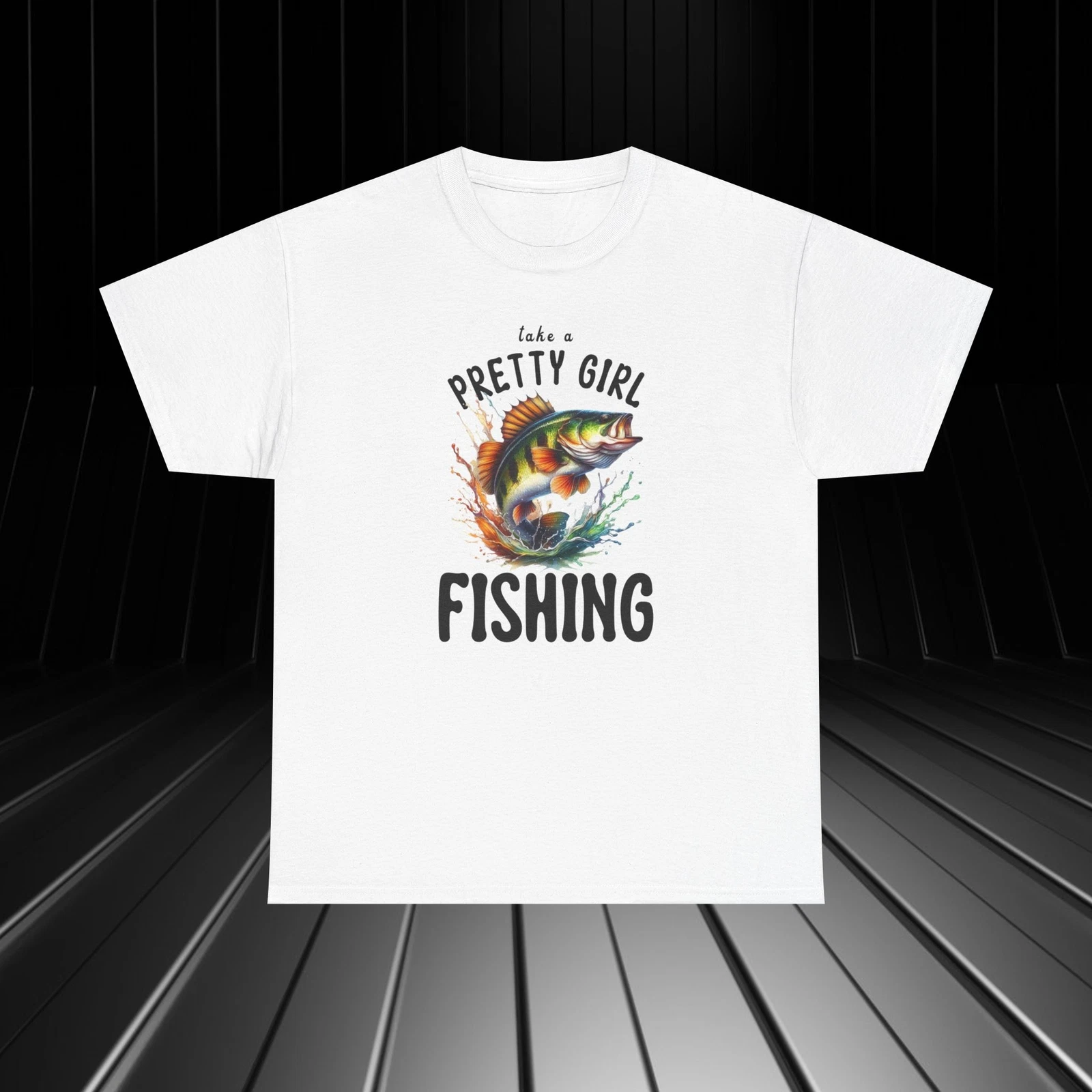 Take a Pretty Girl Fishing Shirt | Cute Country Girl Fishing Tee For Women