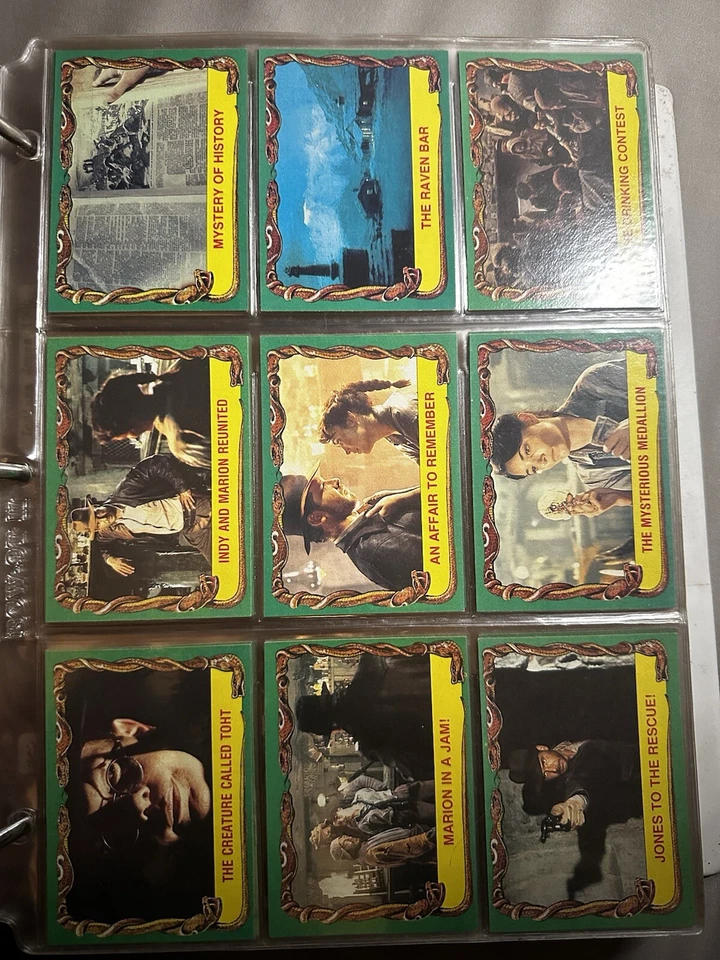 1981 INDIANA JONES RAIDERS OF THE LOST ARK COMPLETE CARD SET 1-88 - Image 3 of 4