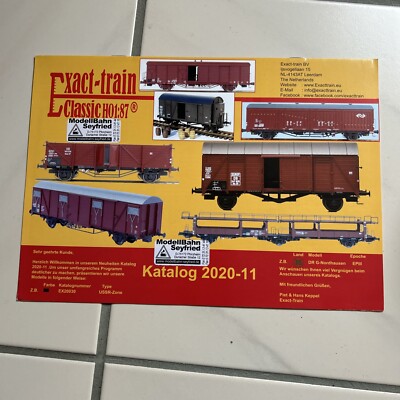 Exact-Train Katalog 2020-11, H0, 12 Seiten, DIN A4, Neu