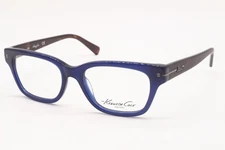 NEW KENNETH COLE KC0237 COL 090 NAVY TORT AUTHENTIC DESIGNER EYEGLASSES 51-18