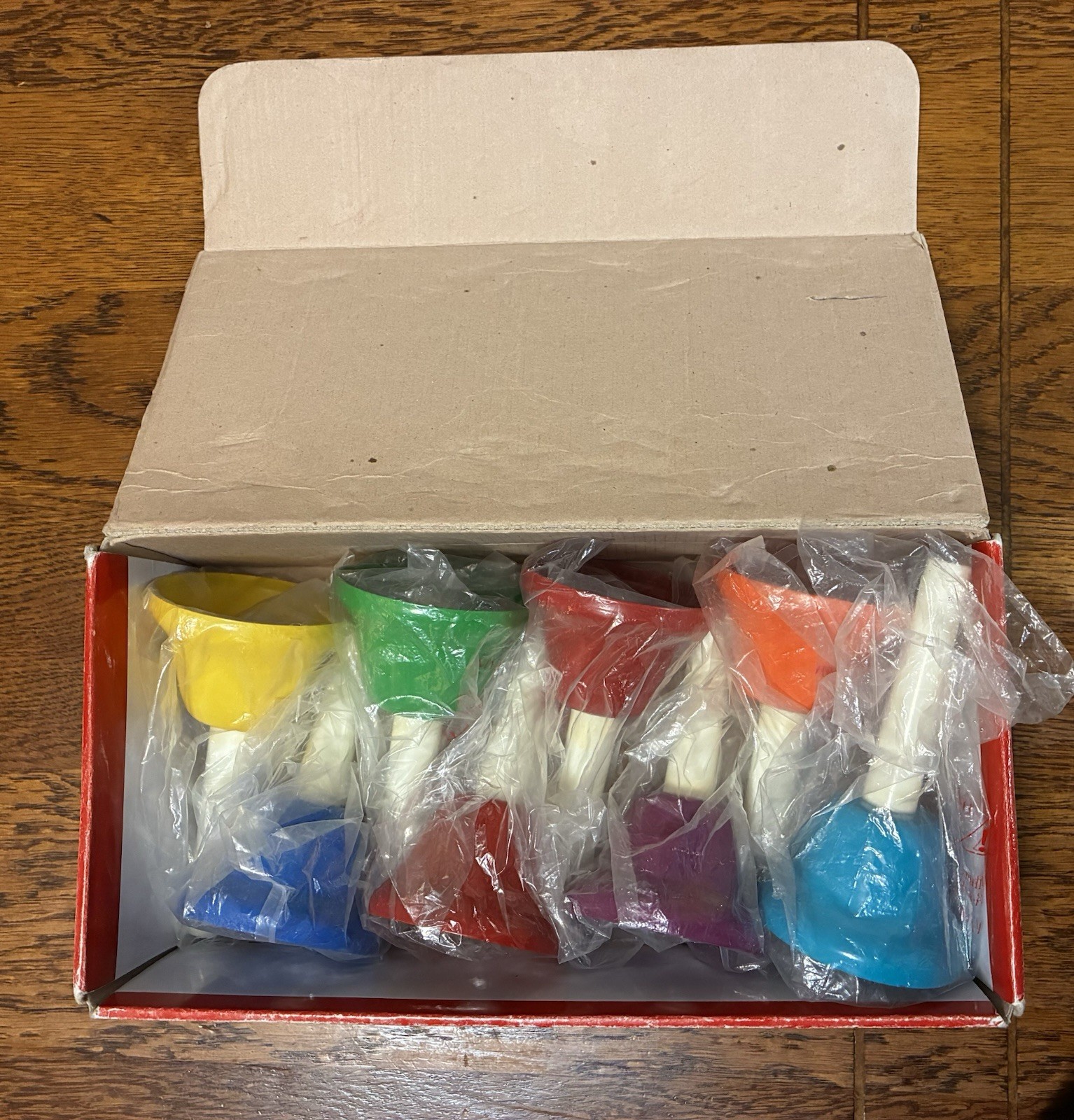 Kids Play 8 Note Hand Bell Set Rhythm Band Instruments Educational EUC