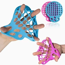 Finger Stretcher Hand Therapy Equipment (2-Pack) Extension Blue 