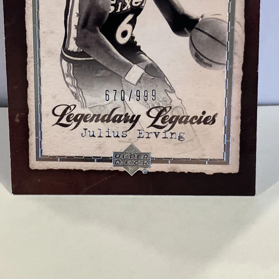 2007-08 Upper Deck Artifacts Legendary Legacies 670/999 Julius Erving #180 - Image 2 of 3