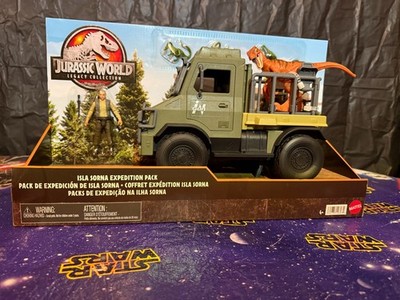 JURASSIC WORLD-Legacy Collection Isla Sorna Jeep Expedition Toy Vehicle Pack NEW