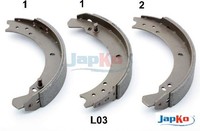 Japko 55L03 Bremsbackensatz 4 Bremsbacken Trommelbremse FüR Land Rover