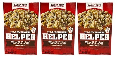 Hamburger Helper Deluxe Philly Cheesesteak 3 Pack
