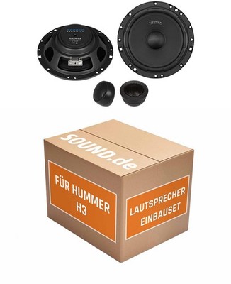 Lautsprecher Boxen Front Crunch DSX6.2E für Hummer H3 Set für zwei Türen