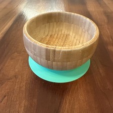 Avanchy Bamboo Bowl Suction Baby Kids Child