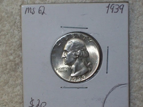 1939 WASHINGTON QUARTER UNCIRCULATED