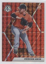 2021 Panini Mosaic Rookie Red Mosaic Prizm Keegan Akin #239 0o6v