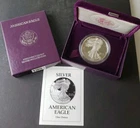 1993 P Proof $1 American Silver Eagle Dollar