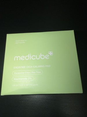 medicube Exosome CICA Tea Tree Calming Toner Pads for Sensitive Skin with Centel