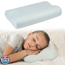 Tiny Twinkle Toddler Pillow with Fitted Pillowcase | Ergonomic Shape with Res