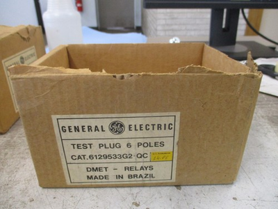 #ad GE Test Plug 6129533G2 QC 6P *Damaged Box* New Surplus $100.00