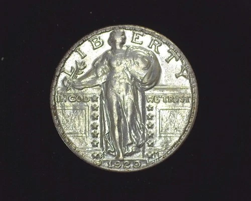 HS&C: 1929 S Standing Liberty Quarter AU- US Coin
