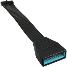 1PC USB 3.0 19/20 Pin Male to USB 3.0 20-Pin Female Extender, USB 3.0 Header Ext