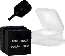 2 Pack Pickleball Paddle Eraser, Pickleball Paddle Cleaner for Raw Carbon Fiber