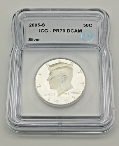 2005-S Kennedy Half Dollar Silver PR70 DCAM ICG