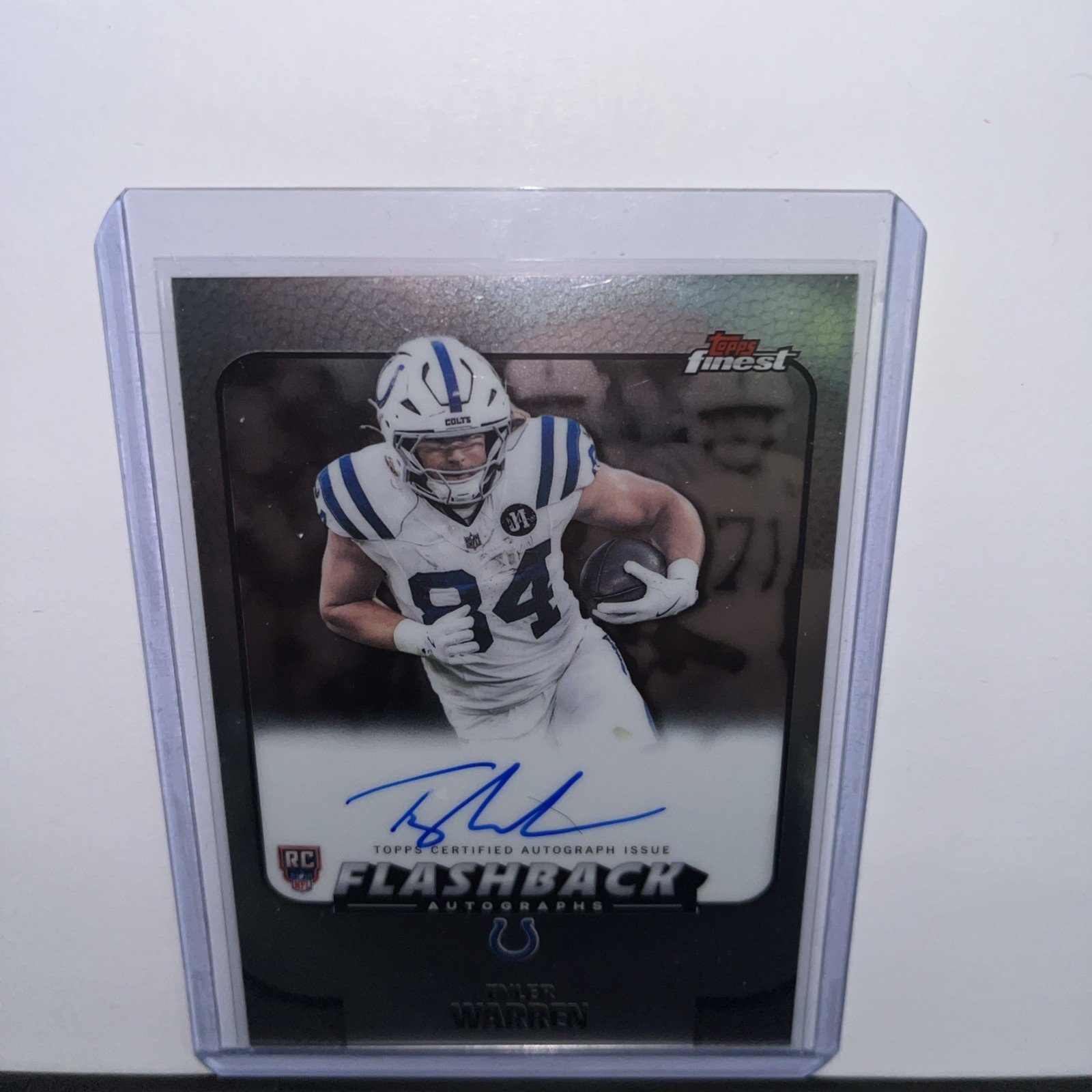2025 Topps Finest Tyler Warren Flashback Auto