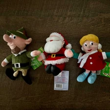 Rudolph Island Of Misfits Characters  w/ tags (3) Karen Santa Boss Elf