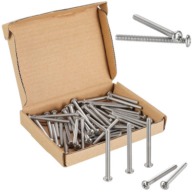 50Pcs Extra Long Outlet Screws, Electrical Wall Plate Switch and Receptacles Dev