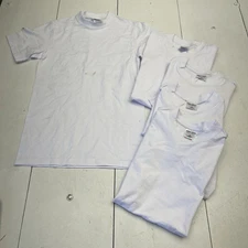 Shaka Wear Super Max Heavy White Short Sleeve T Shirts 5 Pack Mens Small Defects
