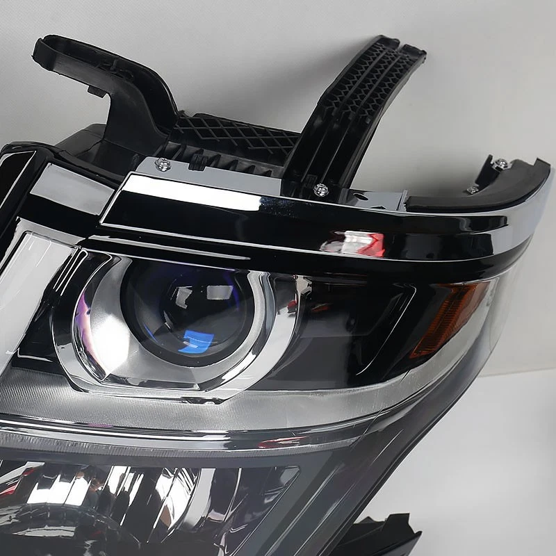 For Chevy Tahoe Suburban 1500 2500 3500HD 2015-2020 LED DRL Headlight Headlamp - Image 4 of 4