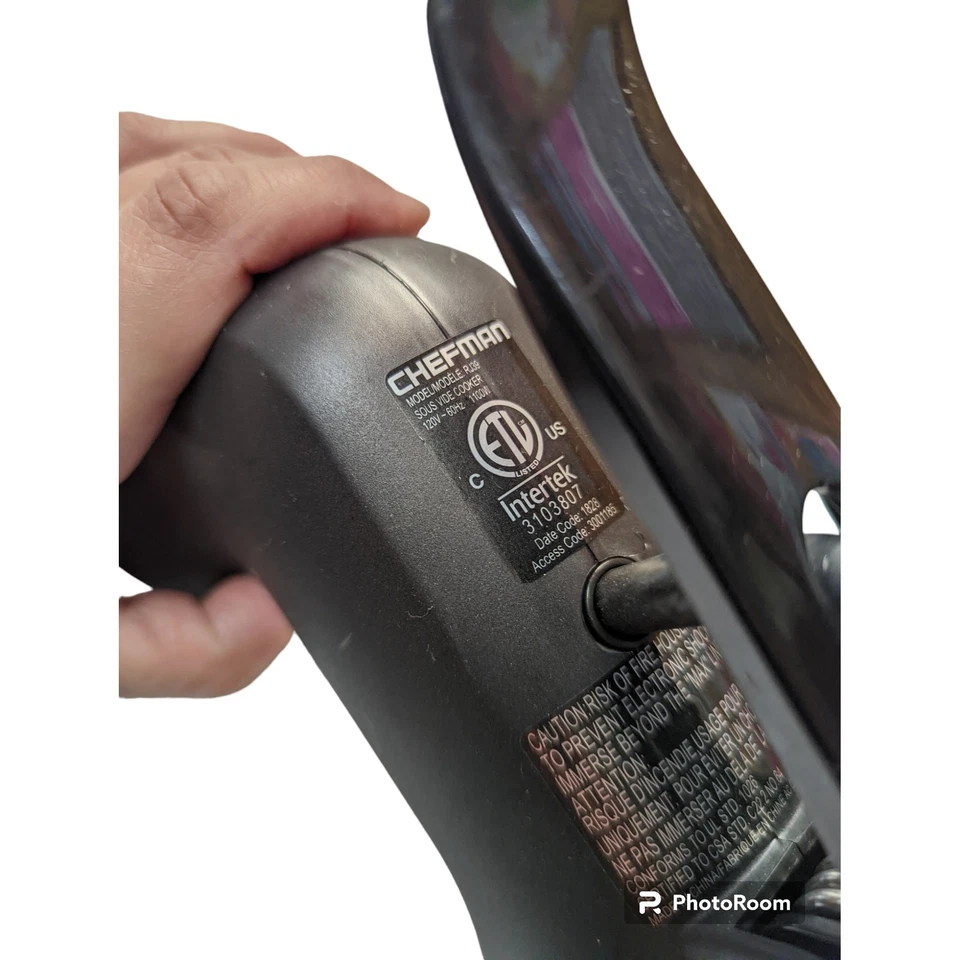 Chefman Sous Vide Precision Cooker Stainless Steel Temp & Time Control  - Image 2 of 4