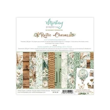 RUSTIC CHARMS 6x6 Paper Pad Mintay Papers 24 Sheets + BONUS Motifs