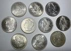 $1 Silver Morgan Dollar Lot — 10 Pieces Great Eye Appeal!