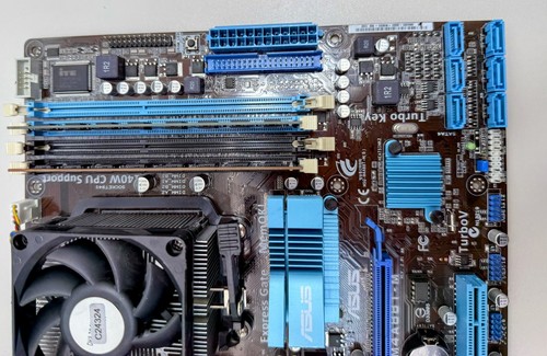 ASUS M4A88T-M Motherboard AMD Athlon II X4 840 3.2GHz 8GB RAM *TESTED* HDMI AM3 - Picture 6 of 8
