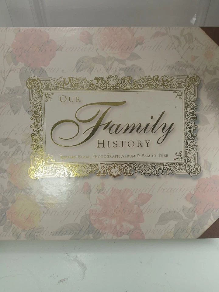 Vtg Our Family History Photo Album Scrap Book Victorian 1998 New Illustrated - Image 3 of 4