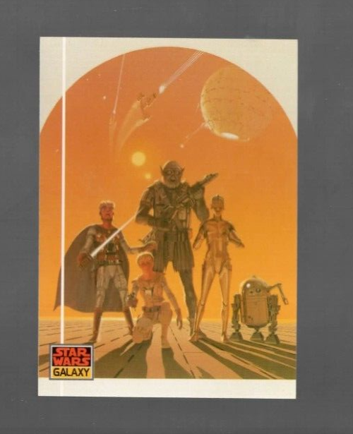 1993 Topps Star Wars Galaxy Series 1 card #15 The Design of Star
