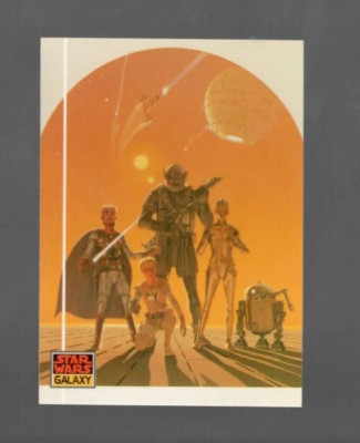 1993 Topps Star Wars Galaxy Series 1 card #15 The Design of Star