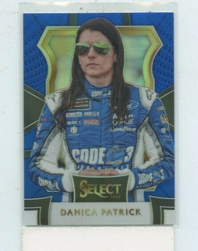 DANICA PATRICK 2017 Panini Select Blue Prizm GRANDSTAND #D /199 Nascar Racing