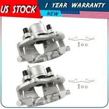 Front Pair Brake Calipers w/ Bracket For 2005-2007 Mazda 3 2006-2007 Mazda 5