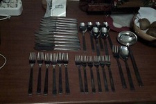 set posate da 6 in acciaio  SCIOLA made in italy vintage leggi