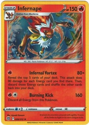 Pokémon Card Database - Brilliant Stars - #26 Infernape