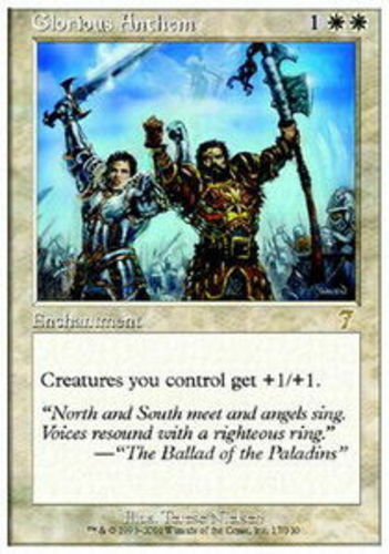 GLORIOUS ANTHEM mtg MP 9th Edition Rare 1 Card | eBay