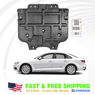 Thick Engine Splash Shield For Audi A4 Gearbox 2017-2024 Front Engine Guard Hard