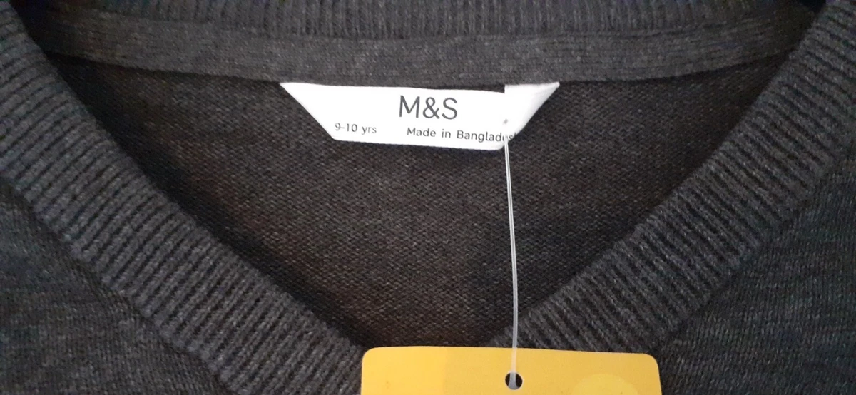 Marks and spencer black school jumper top