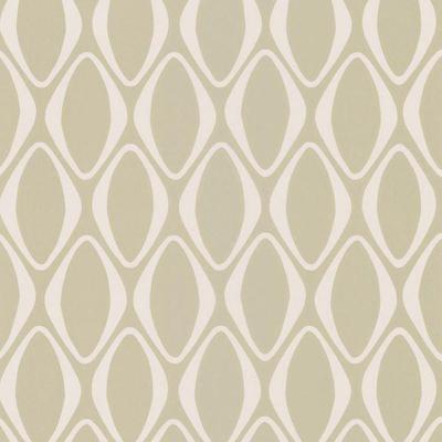 Wallpaper Retro Mid Century Eclipse Oval Geometric Faux Suede Texture, 56 sq ft