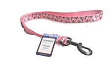 Top Paw 4 FT. Pink Bow Nylon Dog Leash New