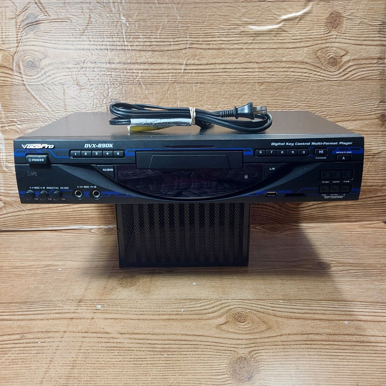 Vocopro Dvx890k Multi-format Digital Key Control Dvd Karaoke Player No Remote 
