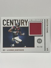 Andre Johnson 2021 Panini Encased Century Collection Patch /50 Texans