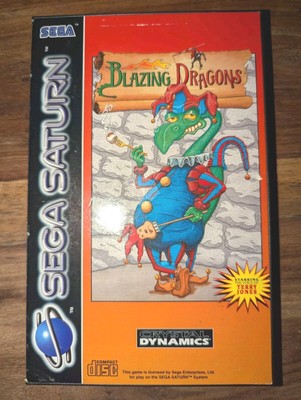 Sega Saturn Blazing Dragons CIB Anleitung + OVP Spiel