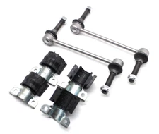 6 pcs Front Stabilizer Sway Bar Link & Bushing For Mercedes ML W164 GL X164