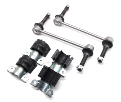 6 pcs Front Stabilizer Sway Bar Link & Bushing For Mercedes ML W164 GL ...