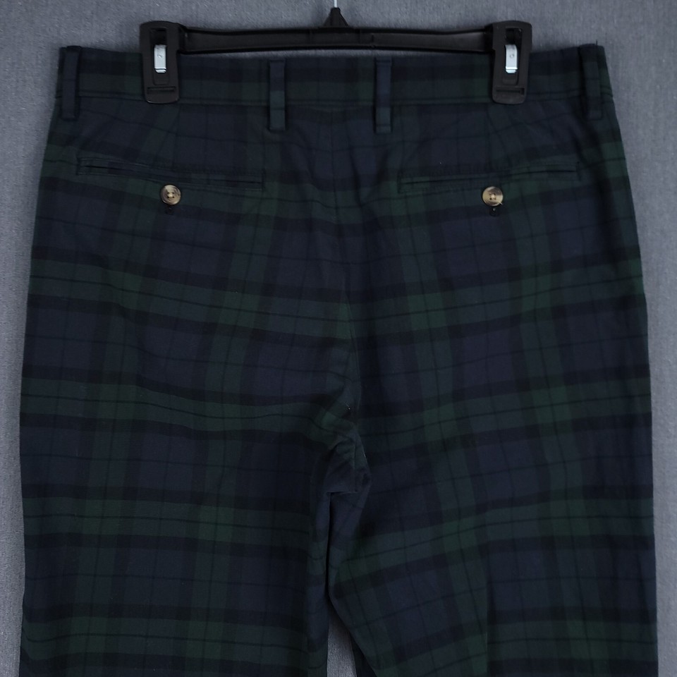 Old Navy Pants Mens 34x34 (Fits 34x33.5) Blackwatch Tartan Plaid